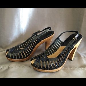 Michael Kors Sling Back Platforms